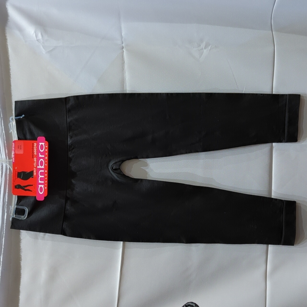 COPY - BNWT AMBRA Leggings waist killer Figure 12-14 Black